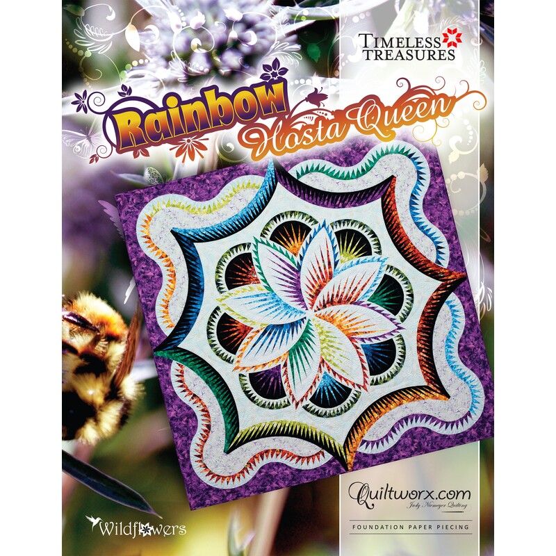 The front of Rainbow Hosta Queen pattern