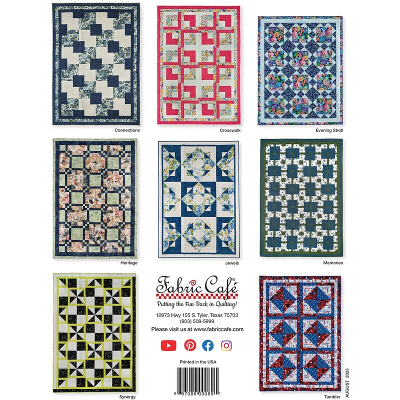 One Block 3-Yard Quilts Booklet by Fran Morgan Fabric Cafe