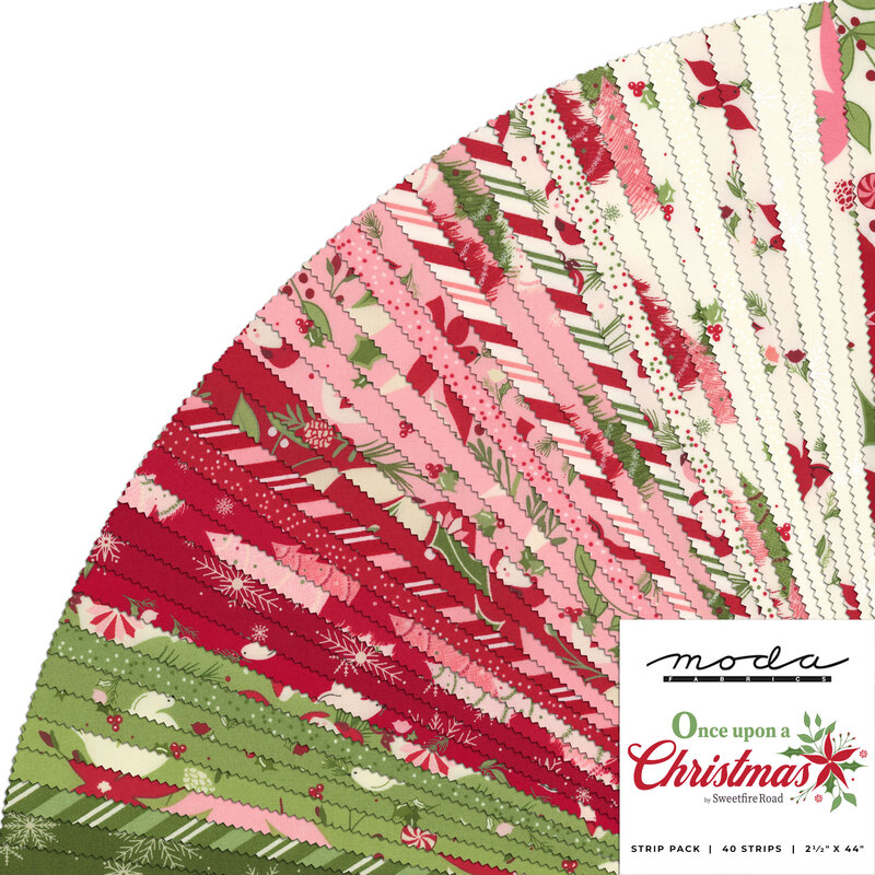 31120JR Swell Christmas Jelly Roll? 40 2-1/2 Strips by Moda Fabrics -  752106397590