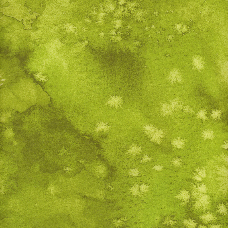 leaf green watercolor textured fabric