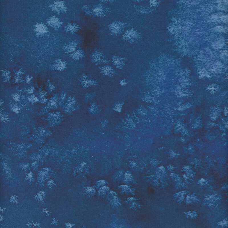 rich blue watercolor textured fabric