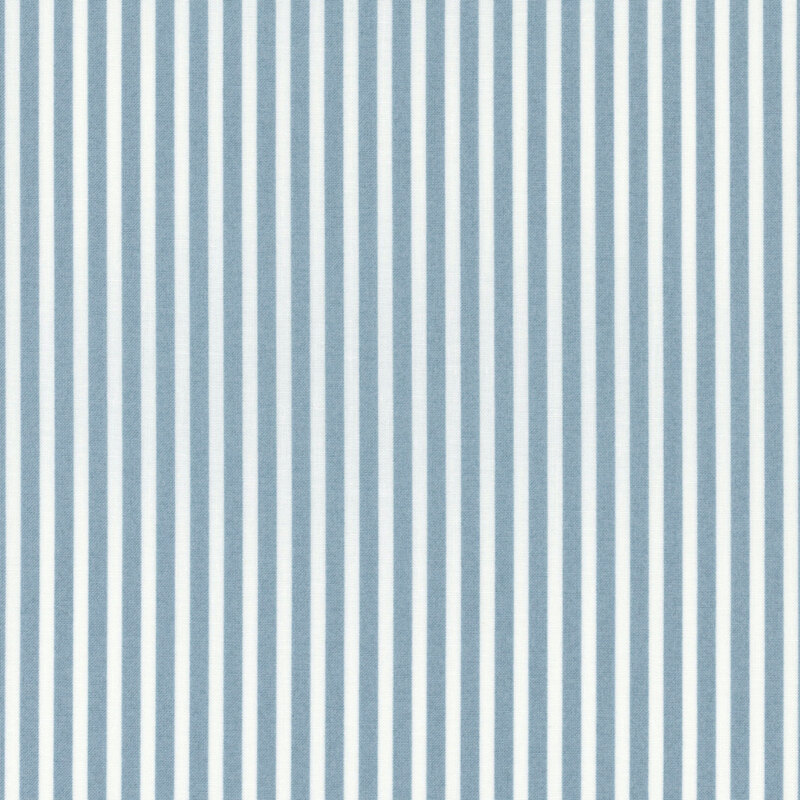 light blue fabric with white striping