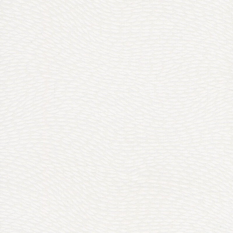 image of tonal fabric with white abstract pattern on a white background 