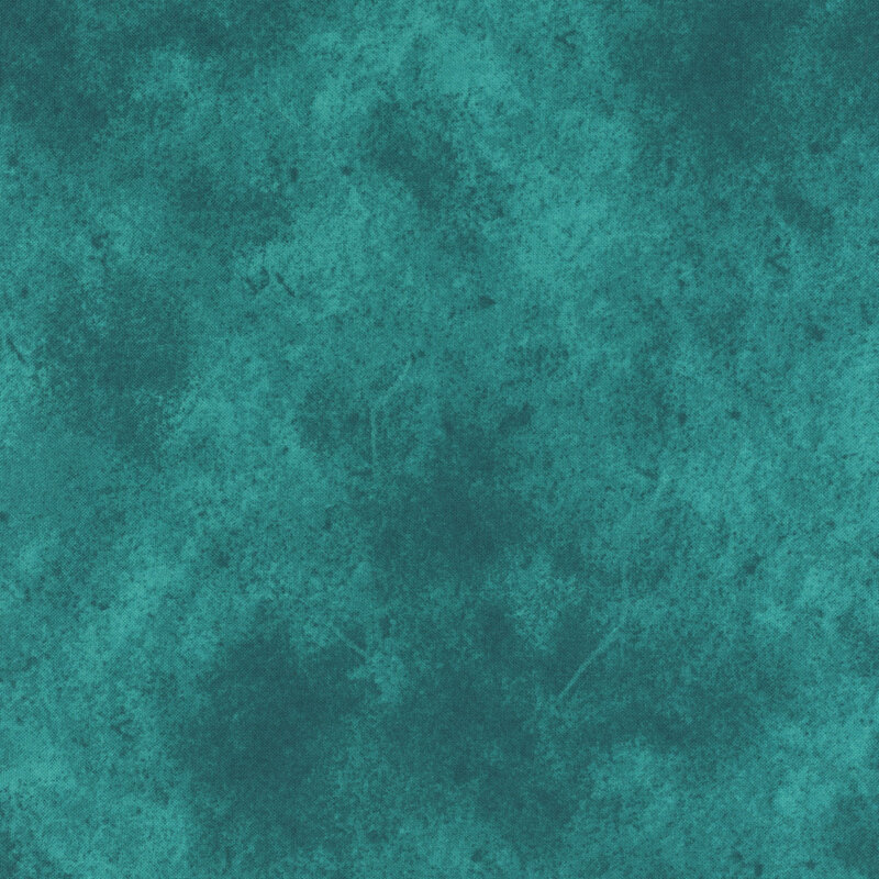 Mottled teal suede textured fabric.