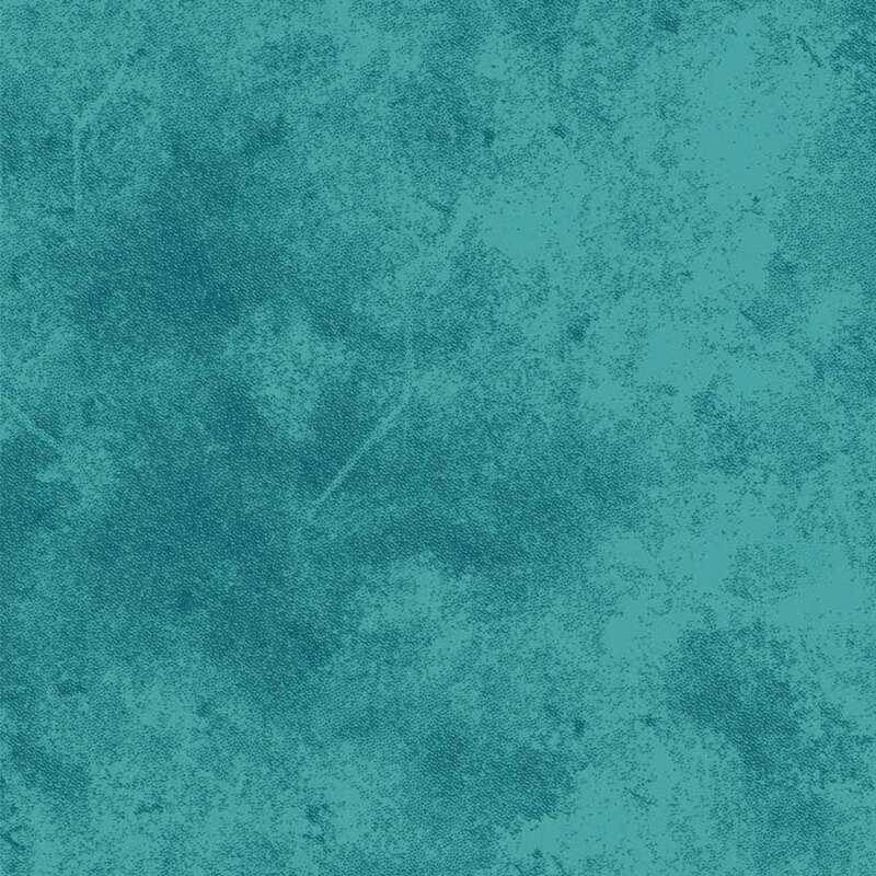 Mottled teal suede fabric.