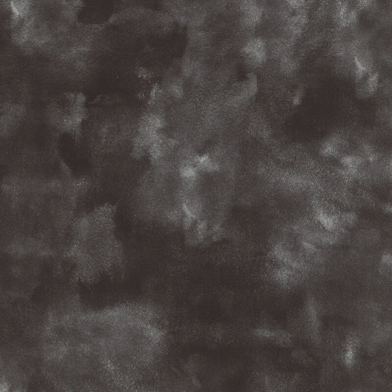 black fabric with tonal watercolor texturing