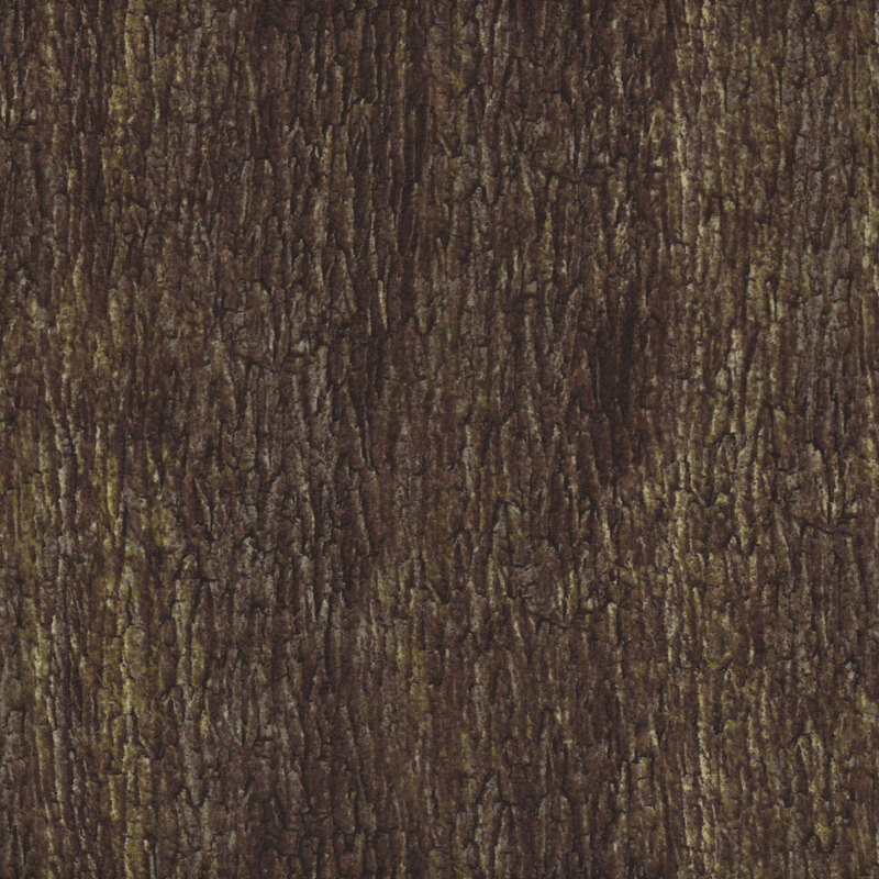 Image of the Bark fabric, a finely detailed pattern that perfectly captures brown tree bark
