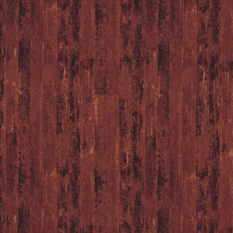Image of the Barnboard fabric, a finely detailed pattern that perfectly captures the wood grain texture of a red barn