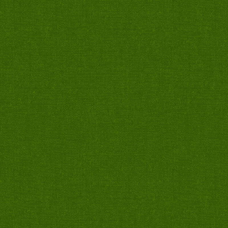 Solid green fabric.
