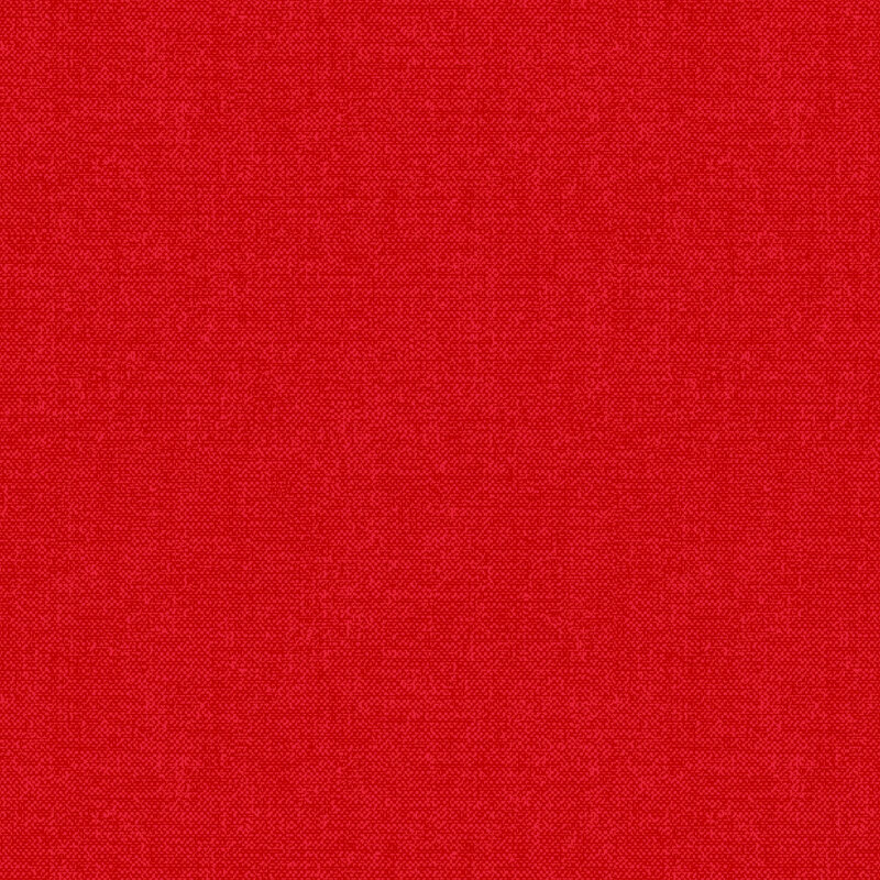 Solid red fabric.