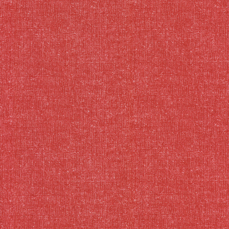 Solid red fabric with light texturing.