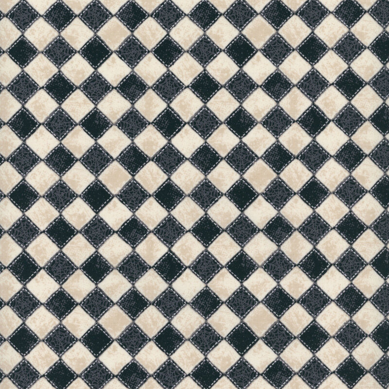 black and white checkered fabric
