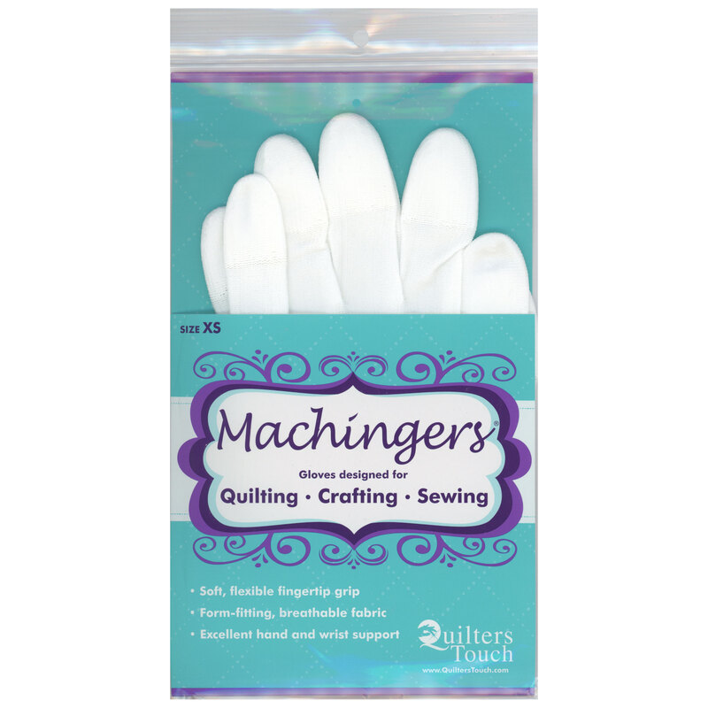 Machingers Quilting Gloves Small Medium Size Crafting Sewing Free Motion
