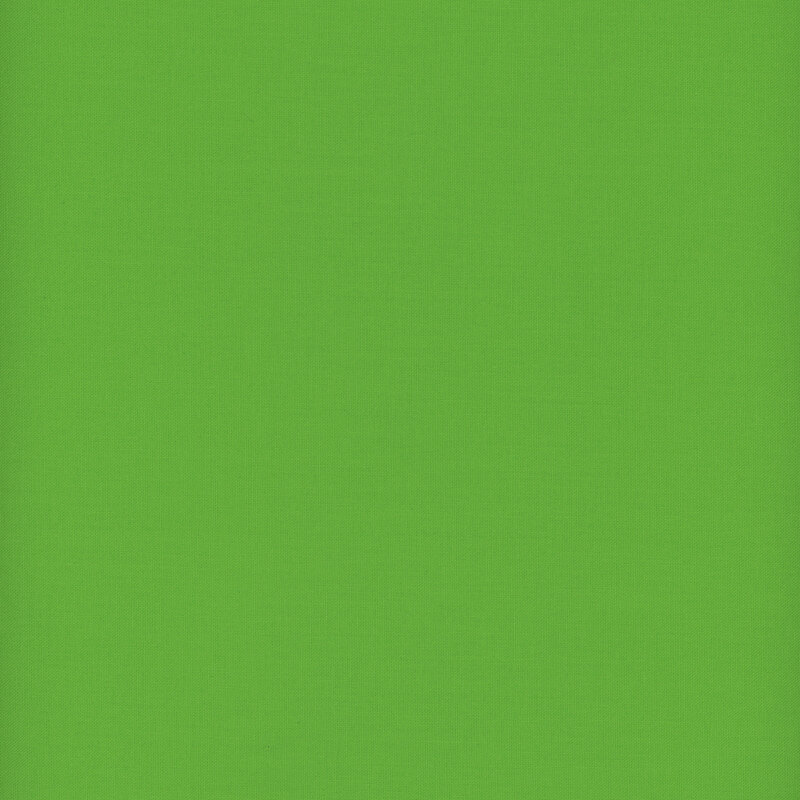 Scan of a bright green solid fabric