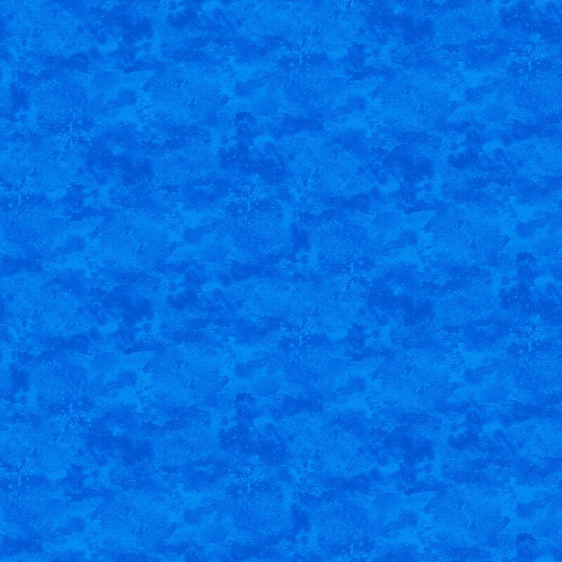 Blue mottled fabric