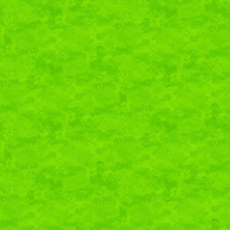 Bright green mottled fabric