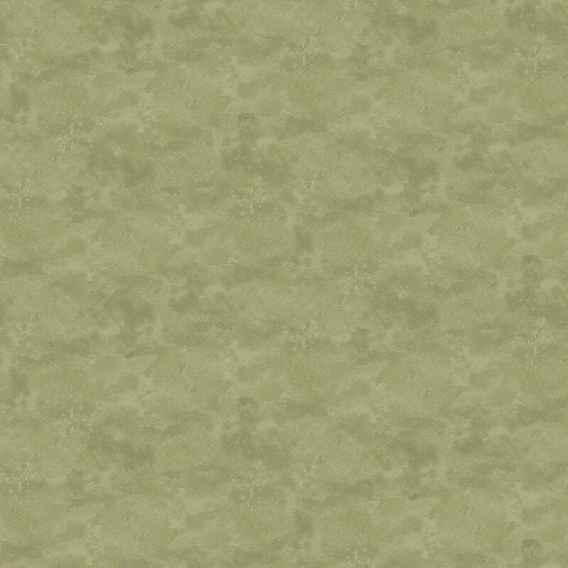 Muted green mottled fabric