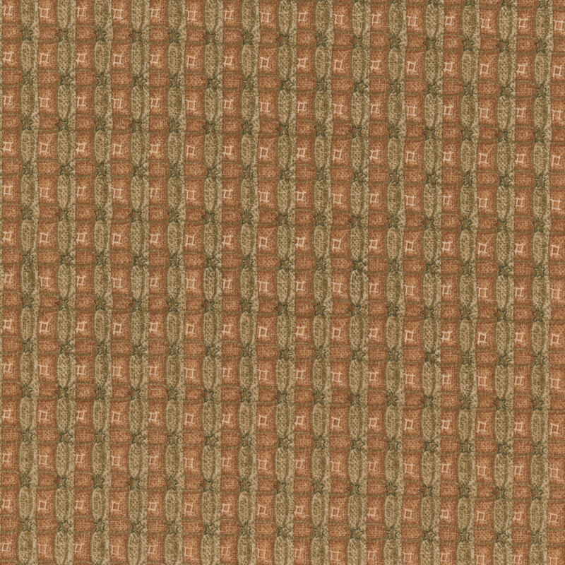 textured and striped tan fabric