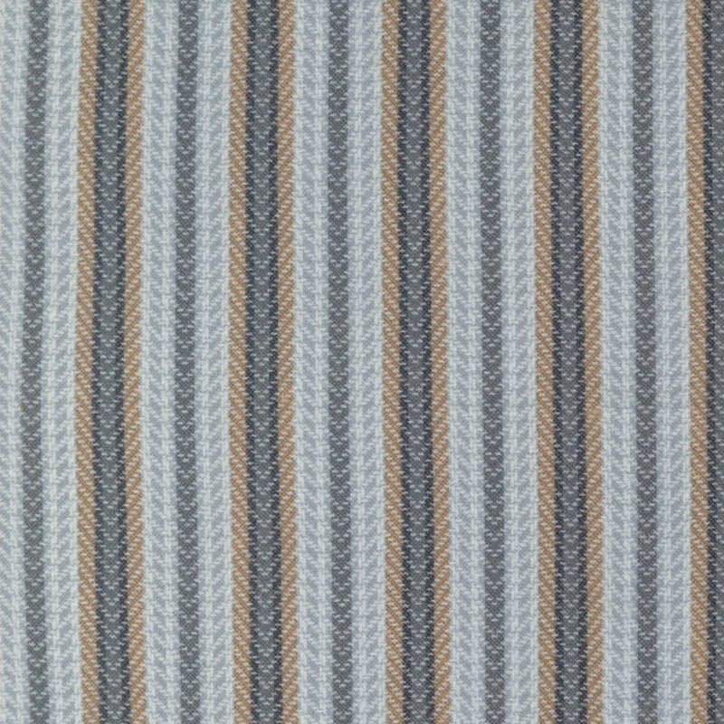 F/X Fusion LS Brushed Flannel Plaid-Ecru/Taupe - Hensley's Big and