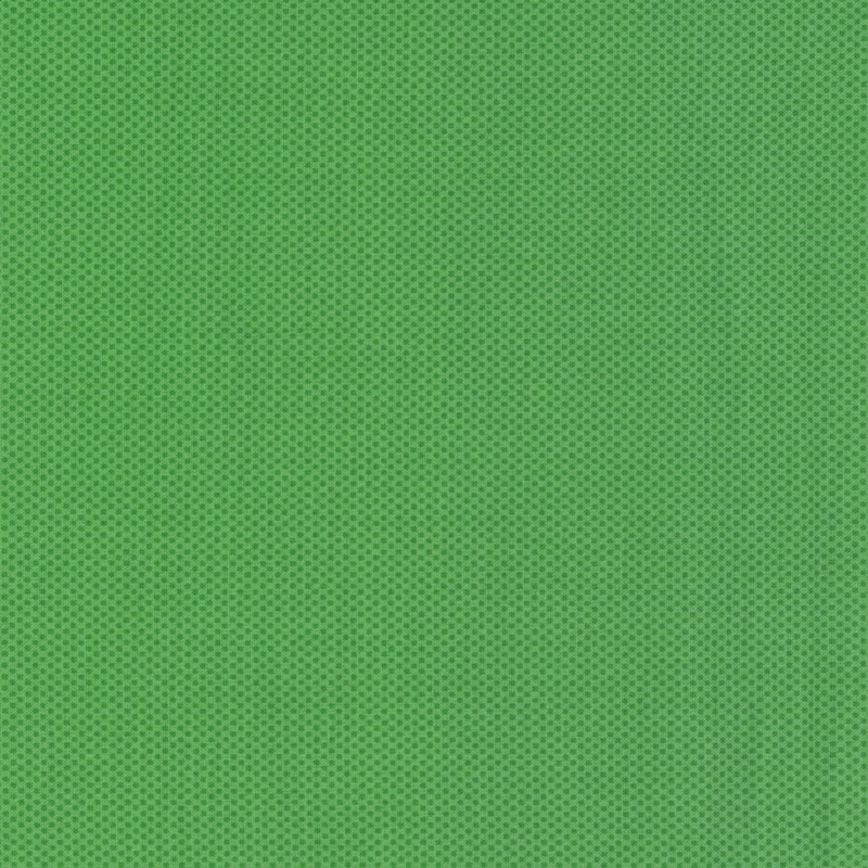 shamrock green fabric featuring a dotted halftone tonal print
