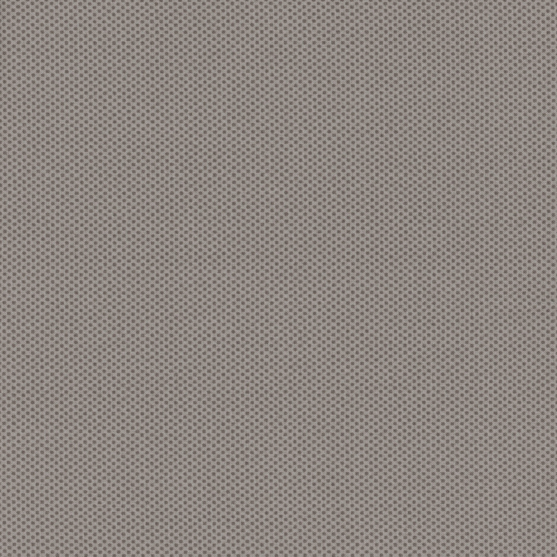 medium gray fabric featuring a dotted halftone tonal print
