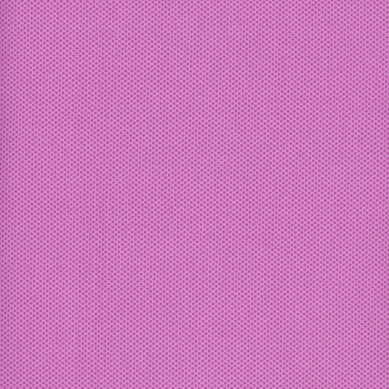 orchid purple fabric featuring a dotted halftone tonal print