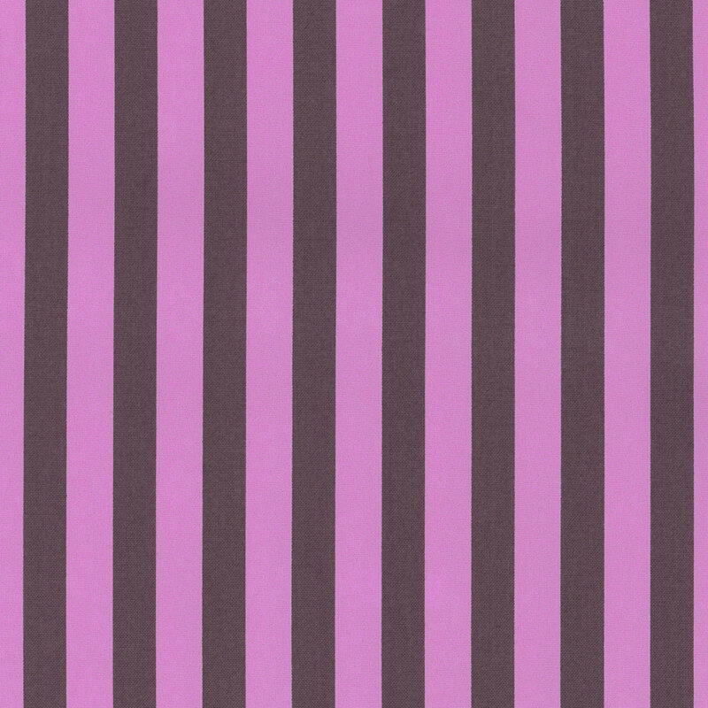 neon pink and muted purple striped fabric