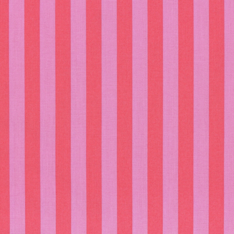 neon pink and red striped fabric