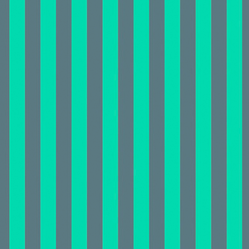 neon teal and faded blue striped fabric