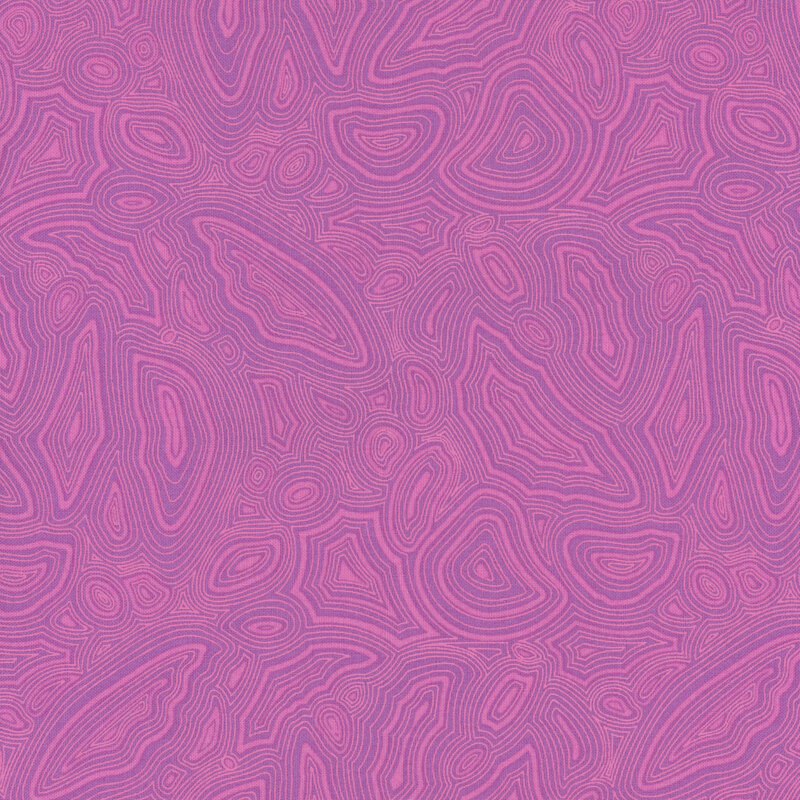 lovely bright magenta fabric with purple agate inspired texturing