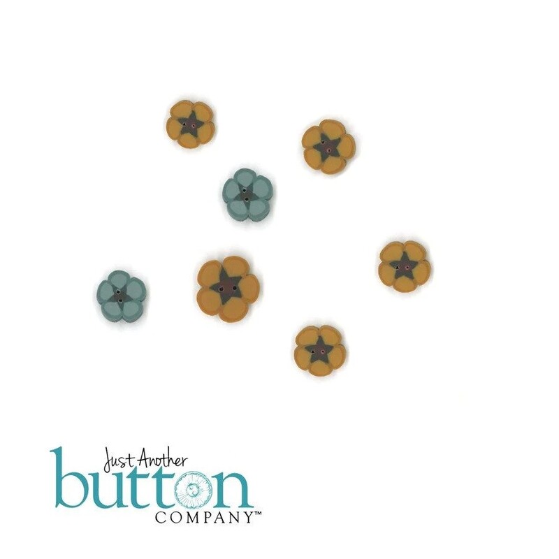 The buttons included in the pack, isolated on a white background.
