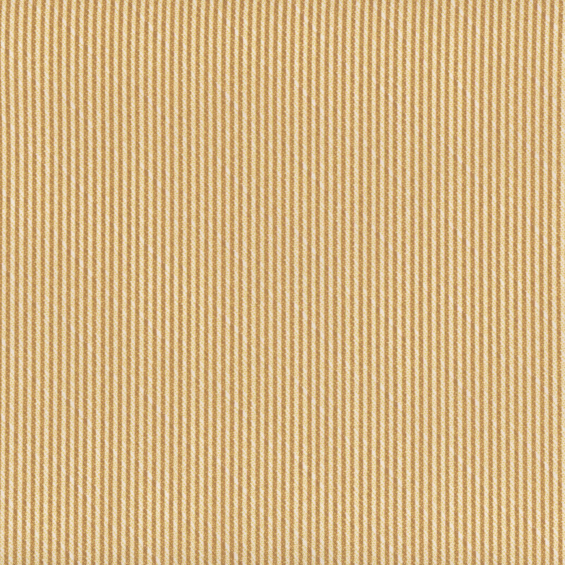 Yellow-gold and cream striped fabric.