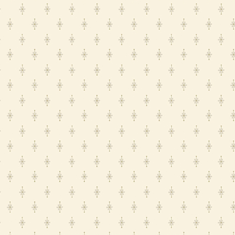 gorgeous cream fabric, featuring small taupe flower motifs
