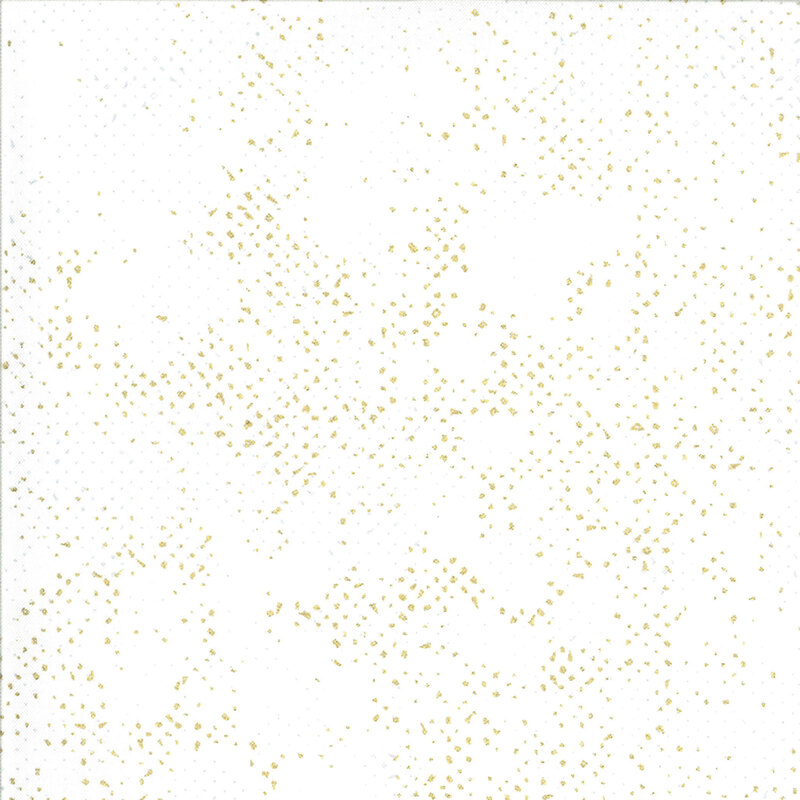 white fabric with metallic gold texturing