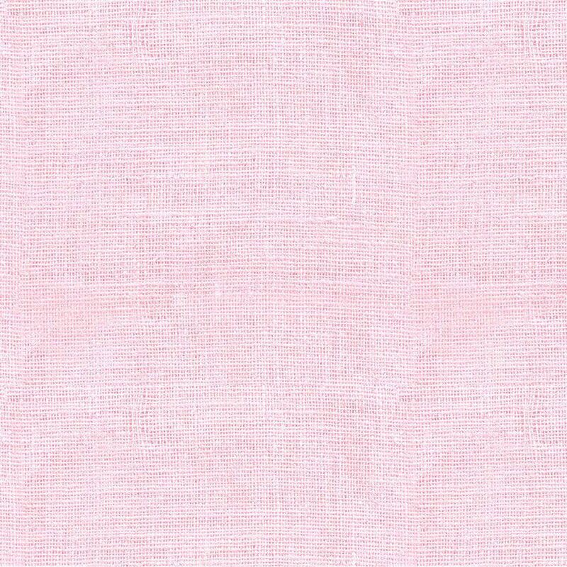 Fabric with a woven texture pattern in a pastel pink.
