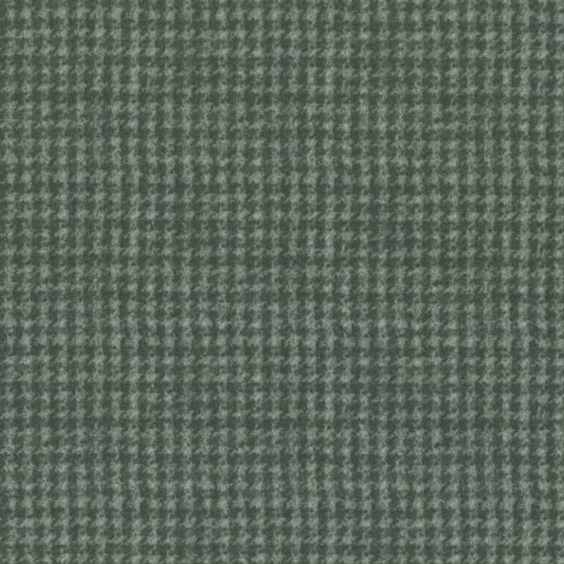 muted teal houndstooth flannel fabric