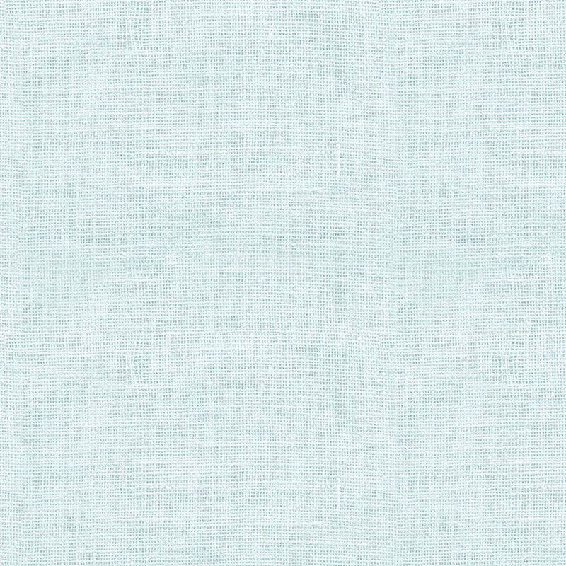 Fabric with a woven texture pattern in a pastel blue.