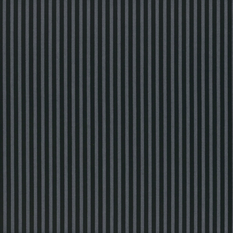 thin, gray and black vertical stripes