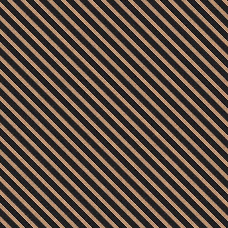 Black and brown diagonal striped fabric.