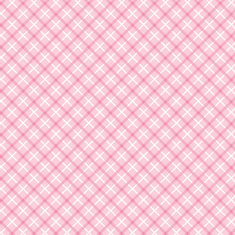lovely pink fabric featuring darker pink and white thin plaid lines