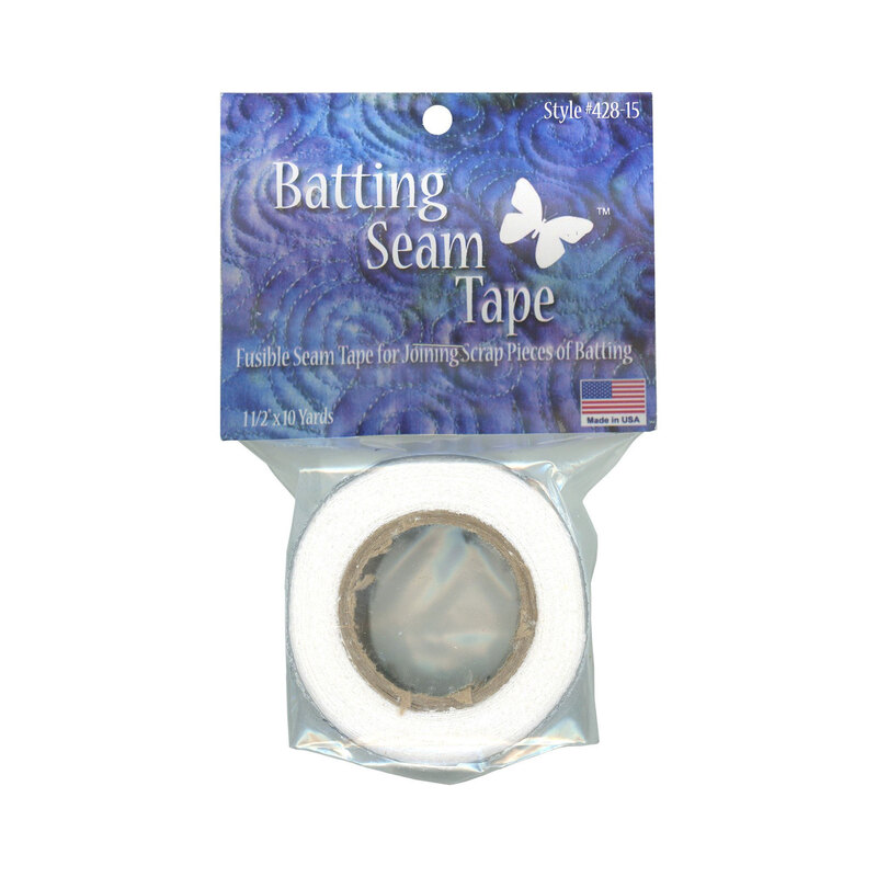 Roll of the batting seam tape in packaging 