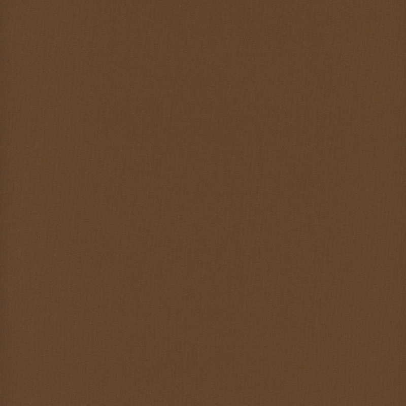 Scanned swatch of a solid coffee brown fabric.