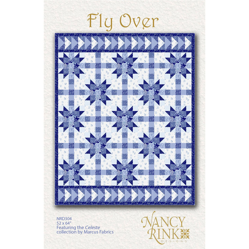 The front of the Fly Over Pattern showing the completed project