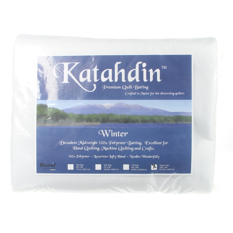 Katahdin Premium 100% Polyester Batting - Winter 4.5oz - 108in x 90in