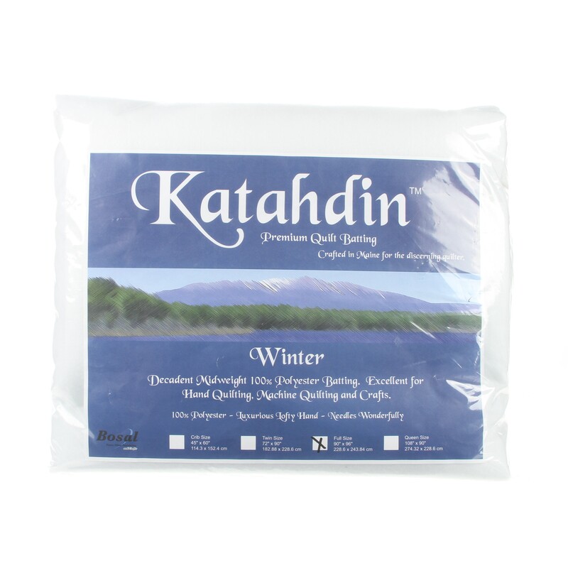 Katahdin Premium 100% Polyester Batting Winter 4.5oz 94in x 96in