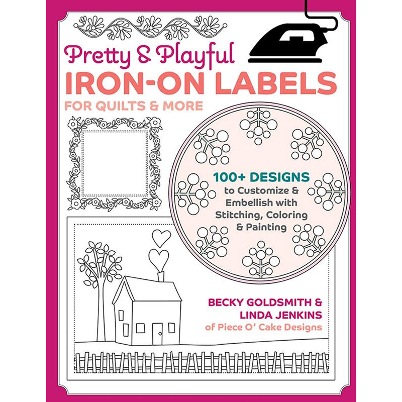 Front of the book showing a few examples of the labels