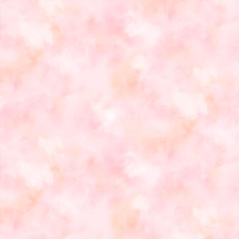 pink, peach and white mottled fabric