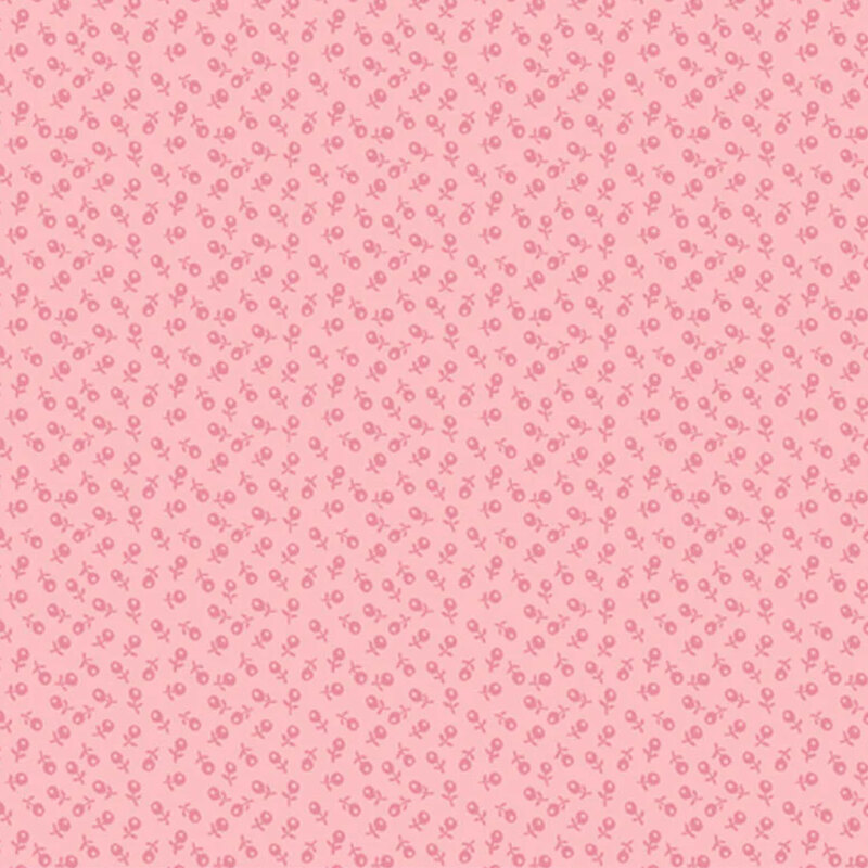 Light pink fabric featuring scattered pink florals