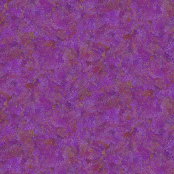 Purple digital print with wavy dot pattern