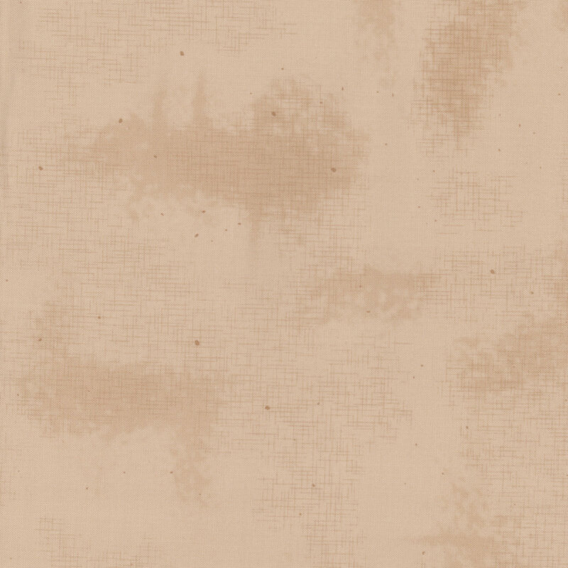 A basic beige fabric with crosshatching and mottling